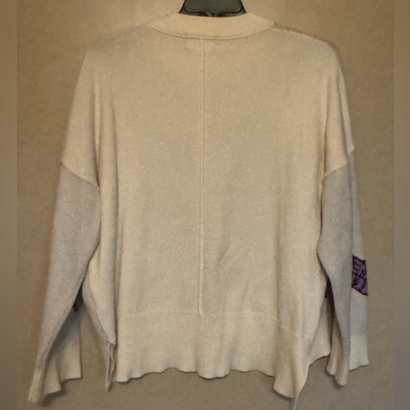 Women's Boot Pattern Sweater - Cream Multicolor - Picture 2 of 2